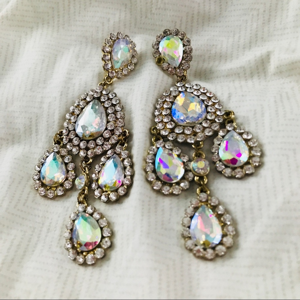 Pageant or prom or wedding earrings